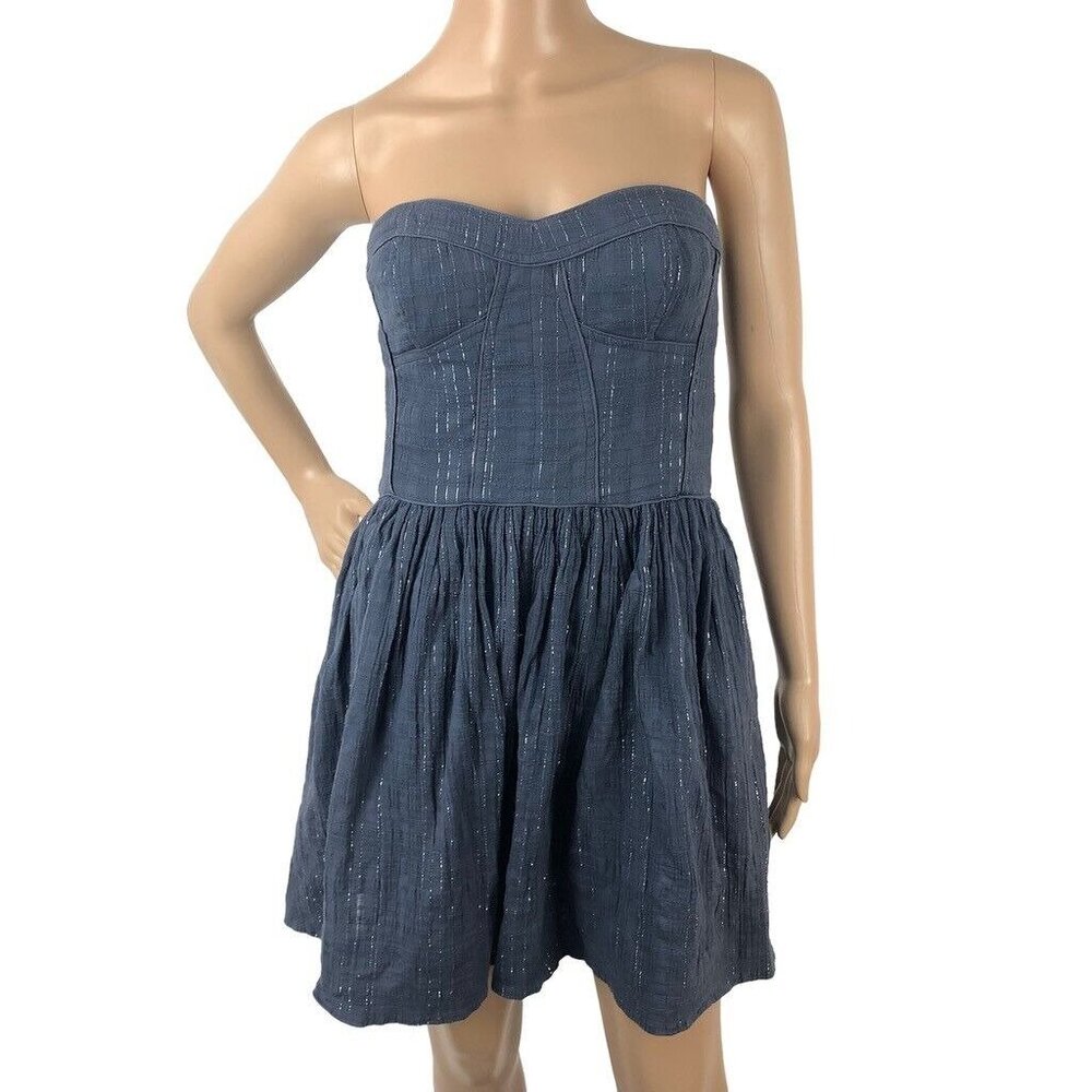 Rebecca Taylor Strapless Skater Tube Dress Mini‎ A-Line Bustier Party Dress 10